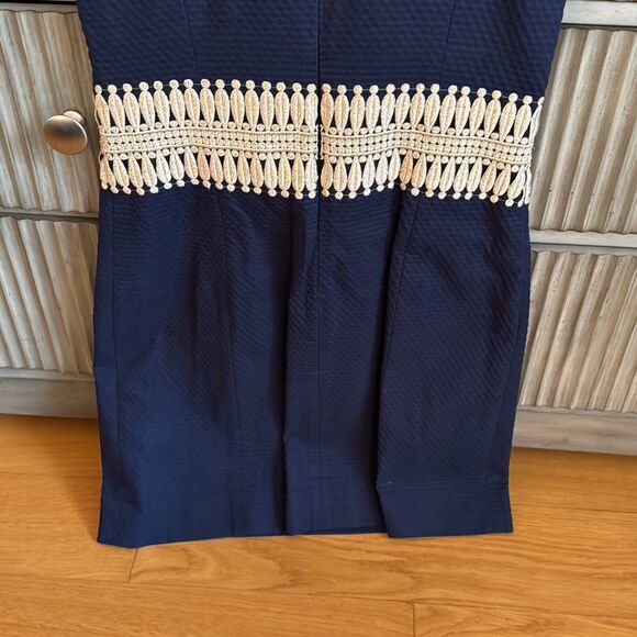 Lilly Pulitzer Ashlyn Shift Dress Navy size 6 - Picture 15 of 16
